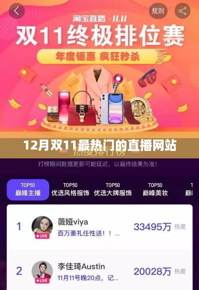双11直播热潮，热门直播网站大揭秘