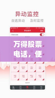 万得股票电话，便捷投资通道，轻松掌握股市动态