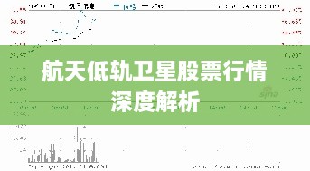 航天低轨卫星股票行情深度解析