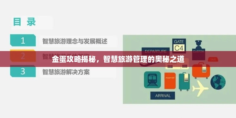 金蛋攻略揭秘，智慧旅游管理的奥秘之道