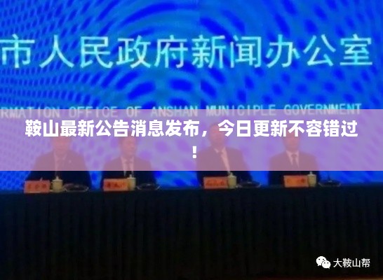 鞍山最新公告消息发布，今日更新不容错过！