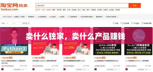 卖什么独家，卖什么产品赚钱 