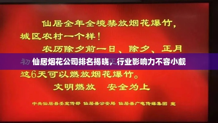 仙居烟花公司排名揭晓，行业影响力不容小觑